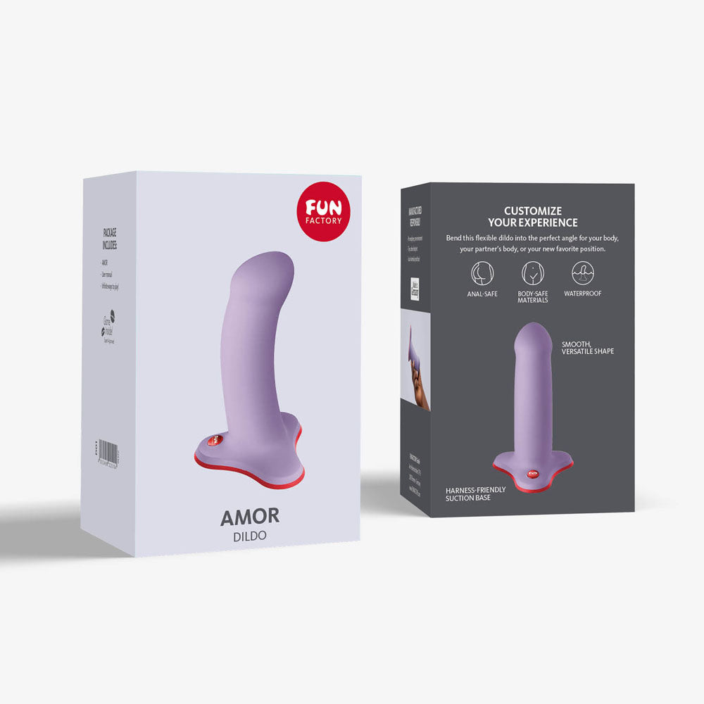 Fun Factory AMOR lavender - Lavender 14.6 cm Dildo - FF000845LV01
