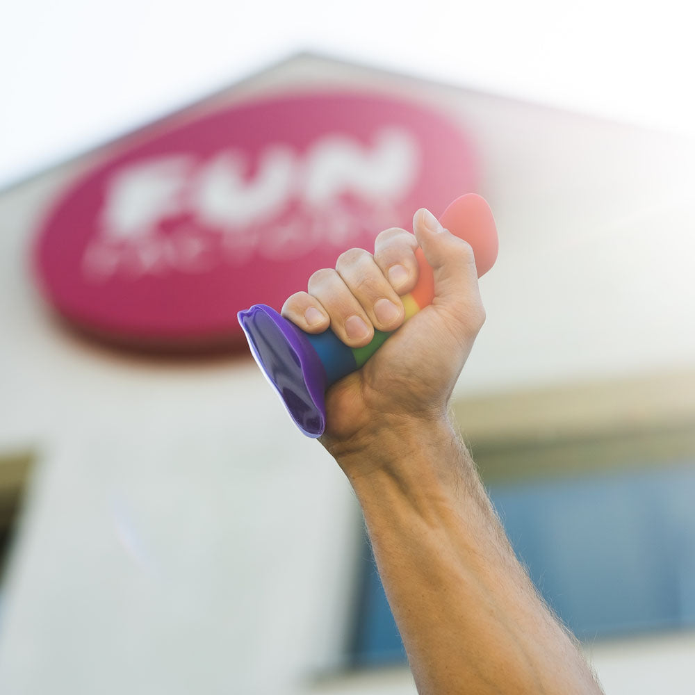 Fun Factory AMOR rainbow - Rainbow 14.6 cm Dildo - FF000846MC01