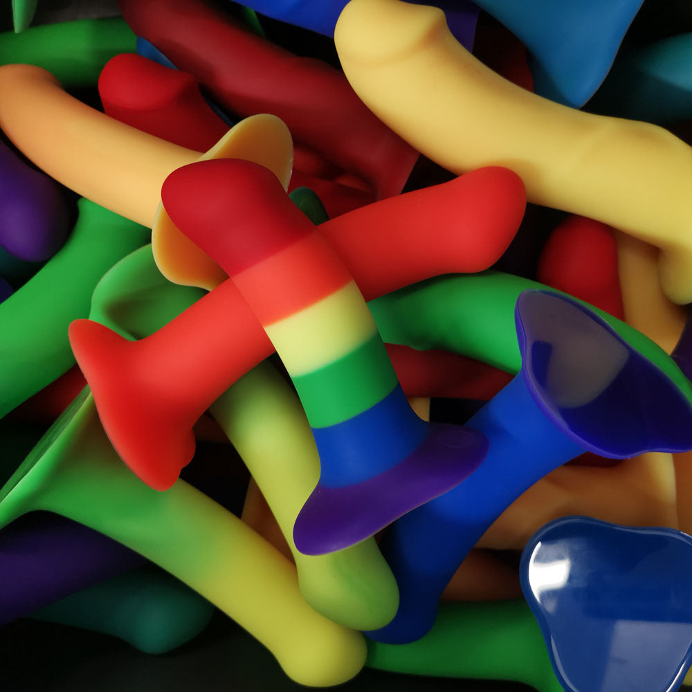 Fun Factory AMOR rainbow - Rainbow 14.6 cm Dildo - FF000846MC01