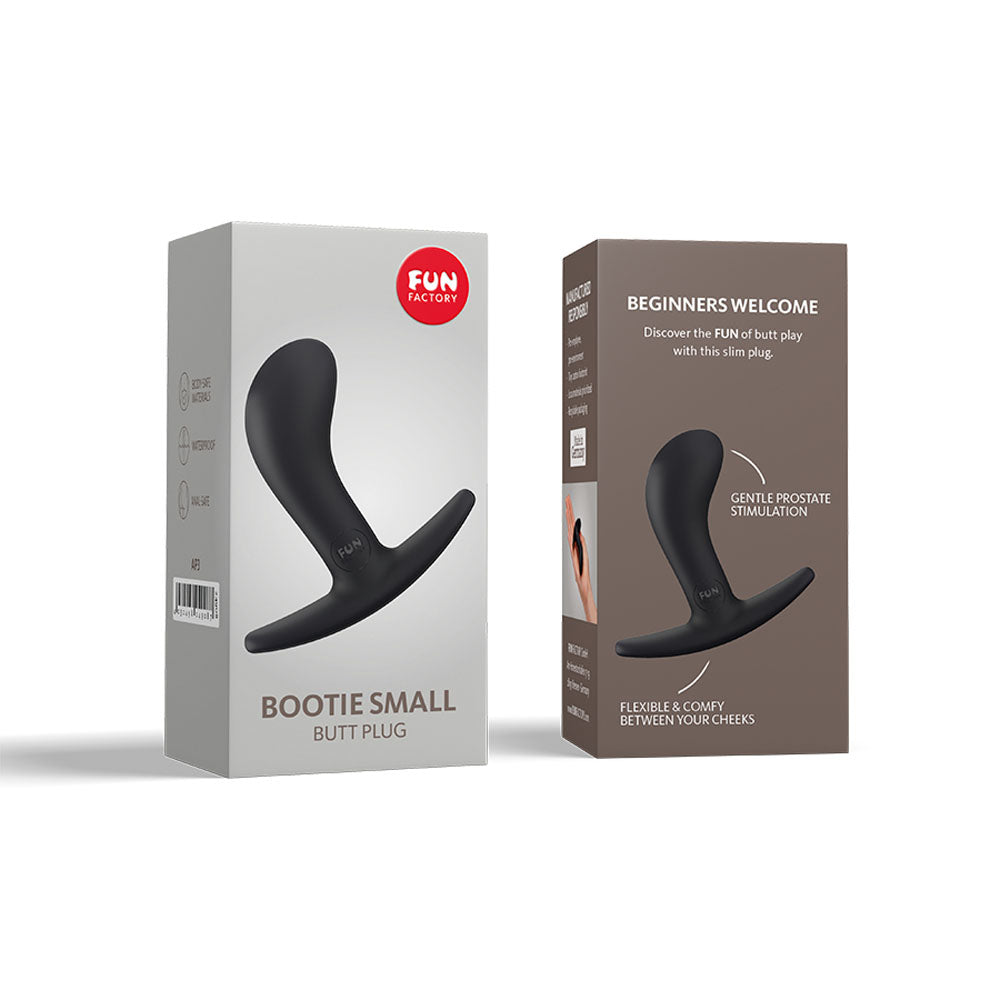 Fun Factory BOOTIE S black - Black 7.6 cm Small Butt Plug - FF000855BK01