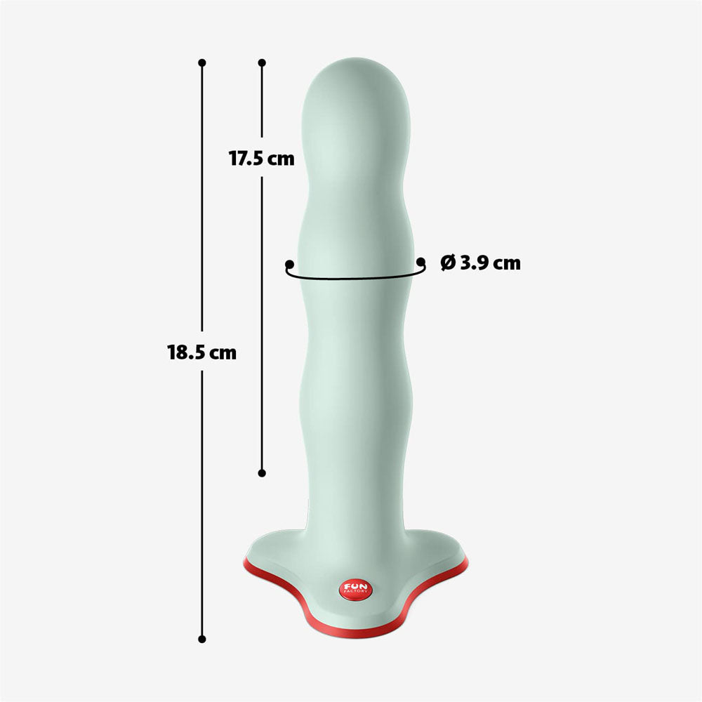 Fun Factory BOUNCER sage green - Sage Green 18.5 cm Dildo - FF000856LG01