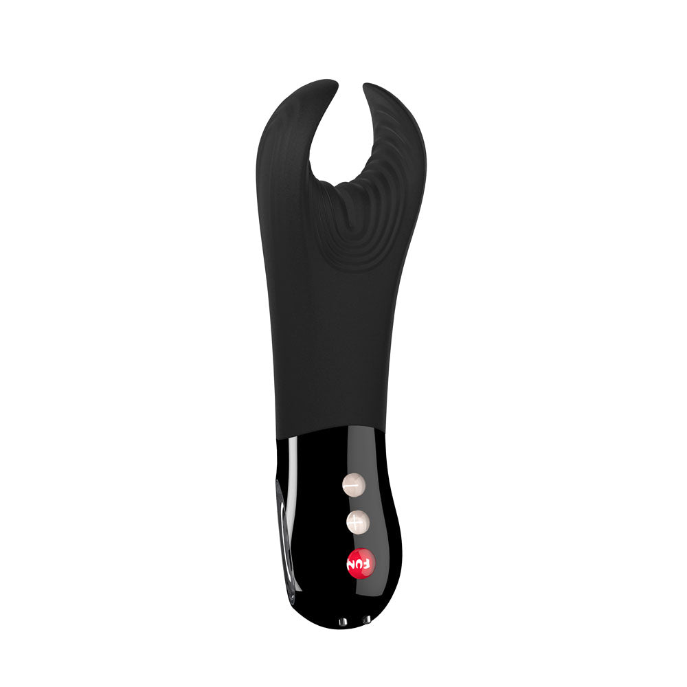 Fun Factory MANTA black - Black 18 cm USB Rechargeable Mens & Couples Vibrator - FF000873BK01