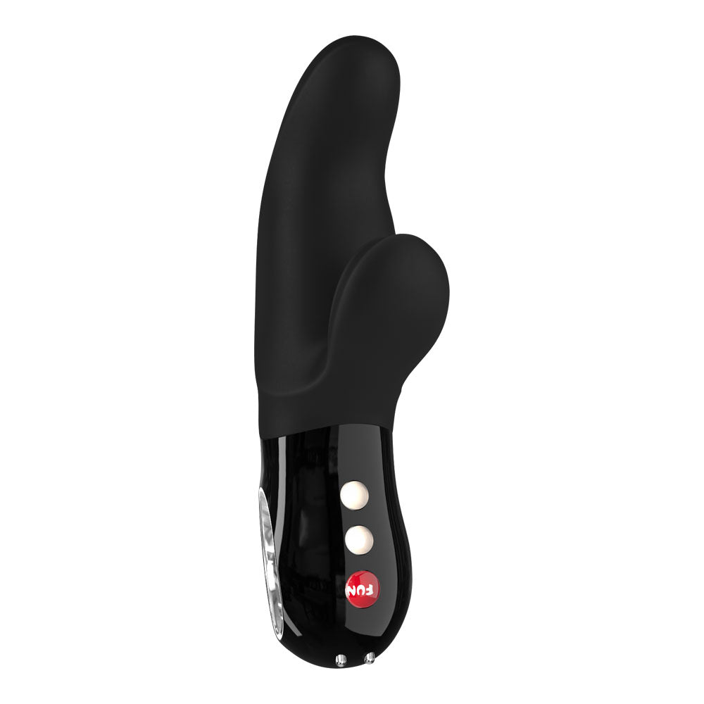 Fun Factory MISS BI black - Black 17 cm USB Rechargeable Rabbit Vibrator - FF000875BK01