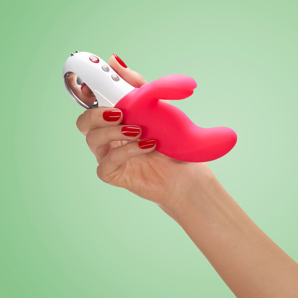 Fun Factory MISS BI pink - Pink 17 cm USB Rechargeable Rabbit Vibrator - FF000875PK01
