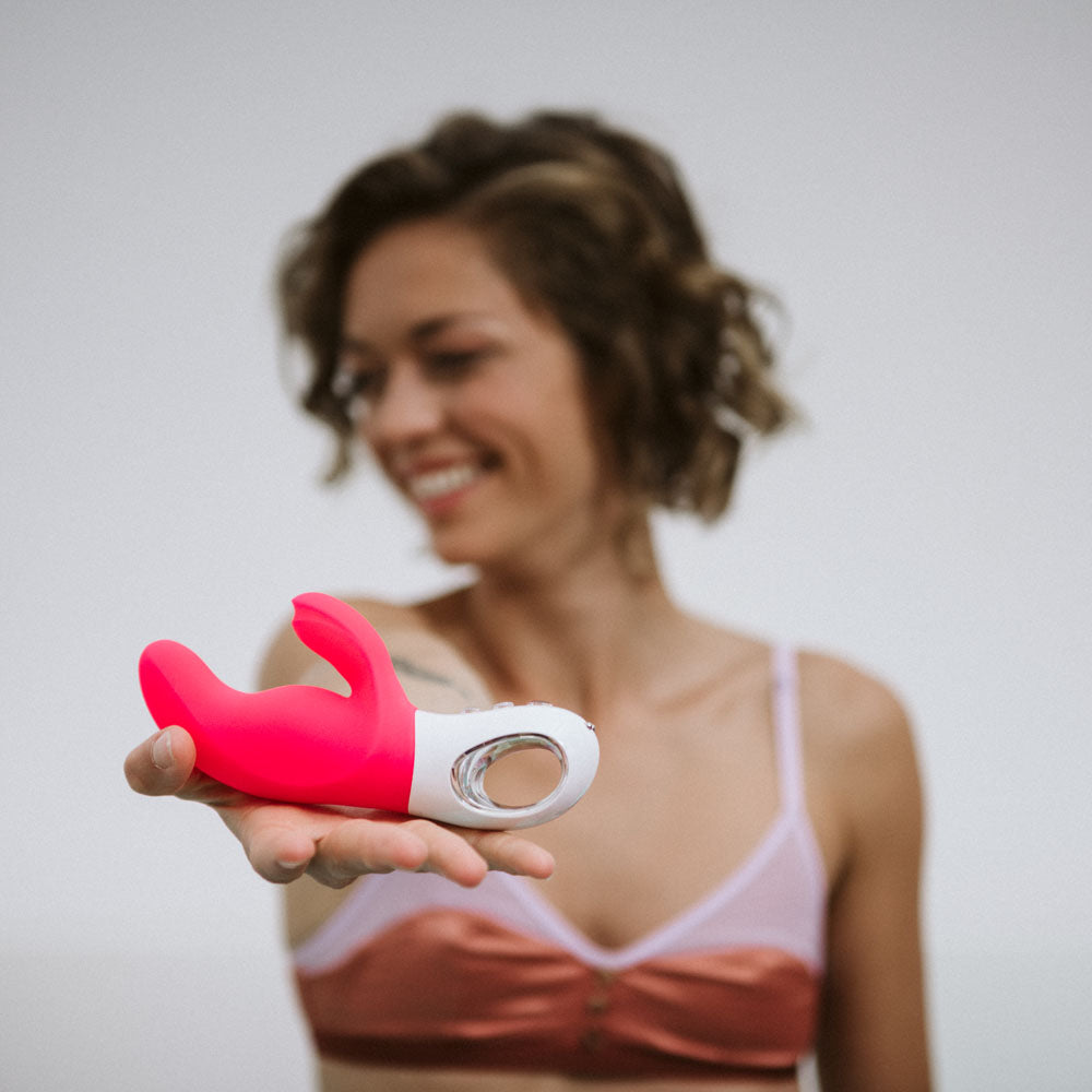 Fun Factory MISS BI pink - Pink 17 cm USB Rechargeable Rabbit Vibrator - FF000875PK01