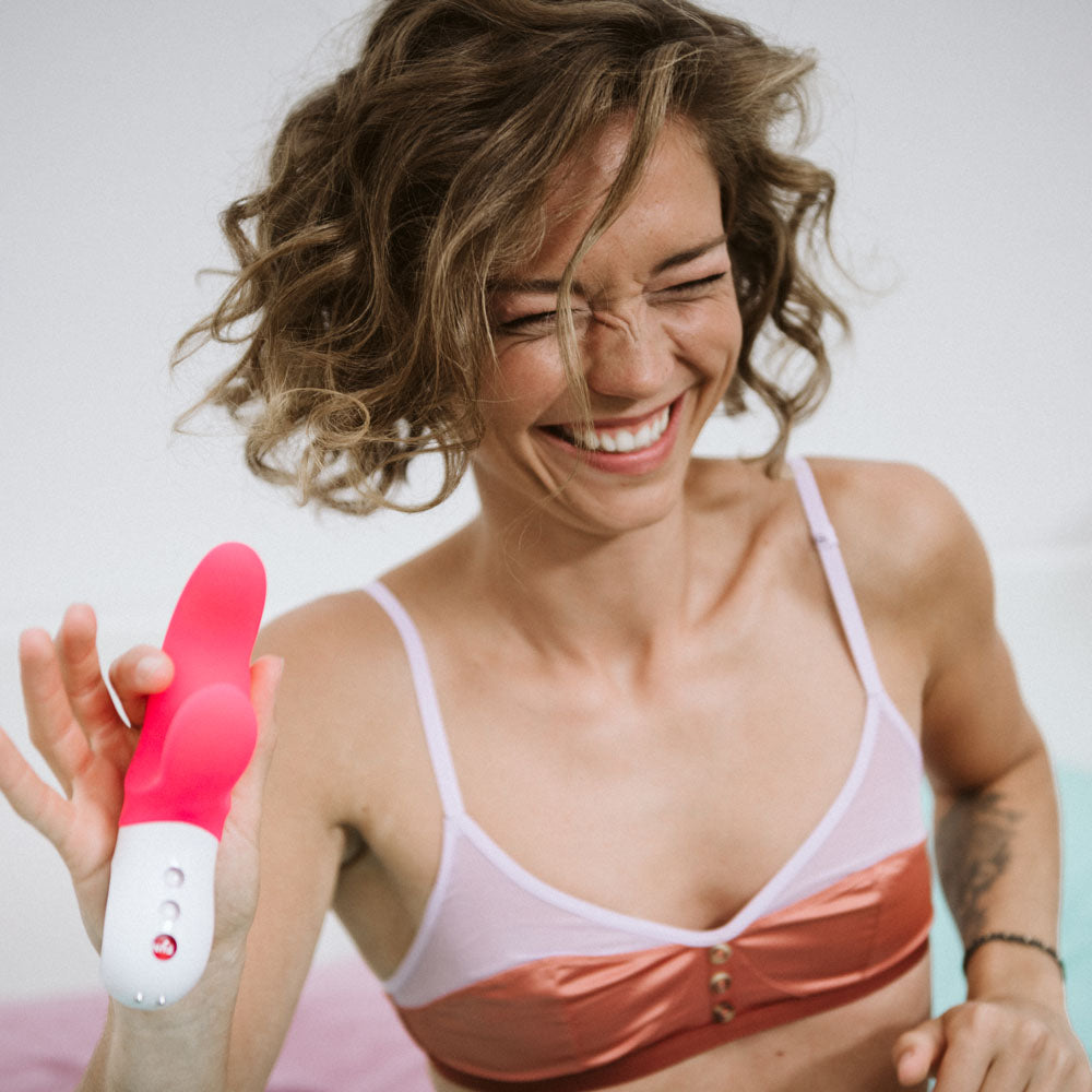 Fun Factory MISS BI pink - Pink 17 cm USB Rechargeable Rabbit Vibrator - FF000875PK01