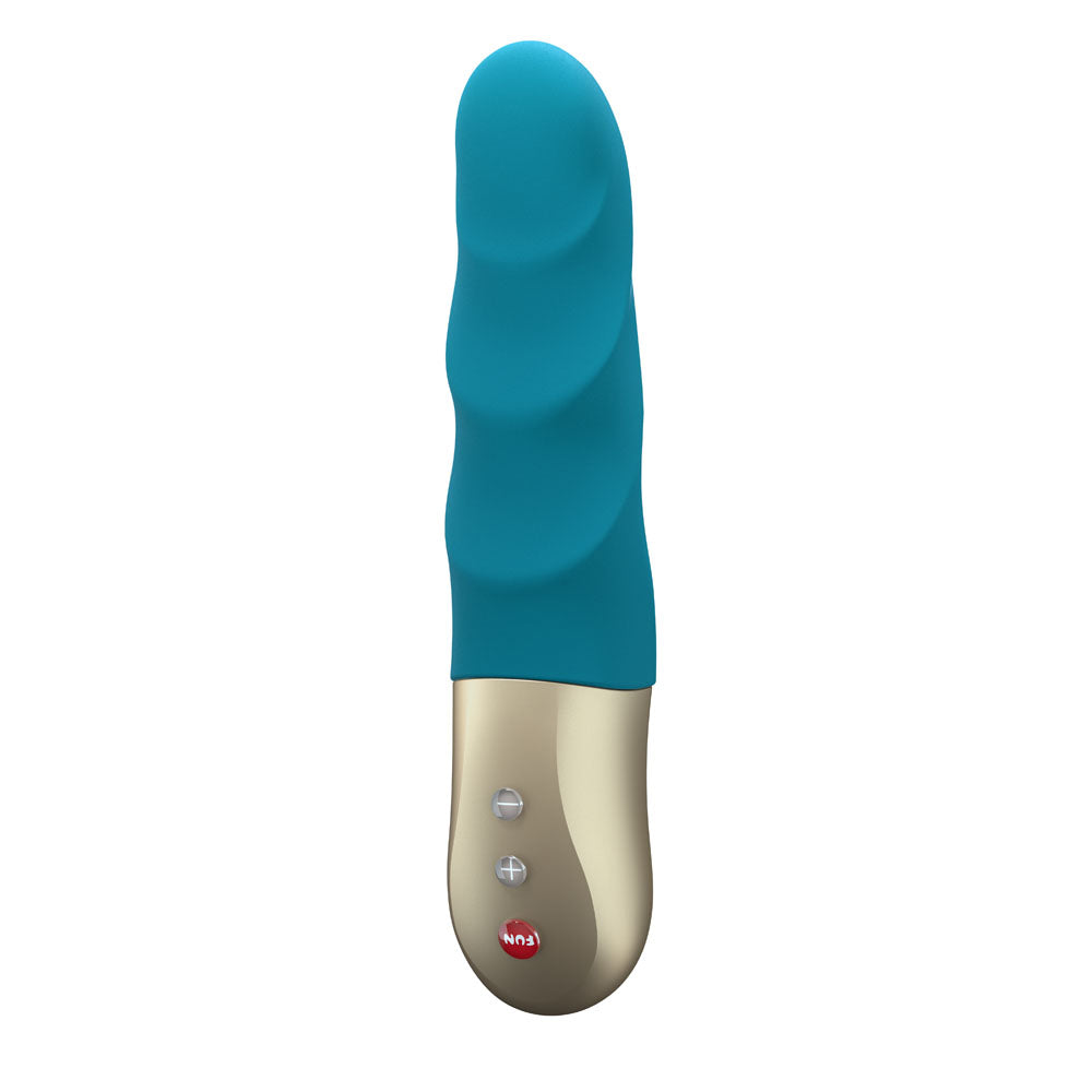Fun Factory STRONIC PETITE deep sea blue - Deep Sea Blue 17 cm USB Rechargeable Thrusting Vibrator - FF000886PT01