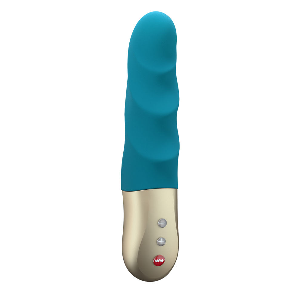 Fun Factory STRONIC PETITE deep sea blue - Deep Sea Blue 17 cm USB Rechargeable Thrusting Vibrator - FF000886PT01
