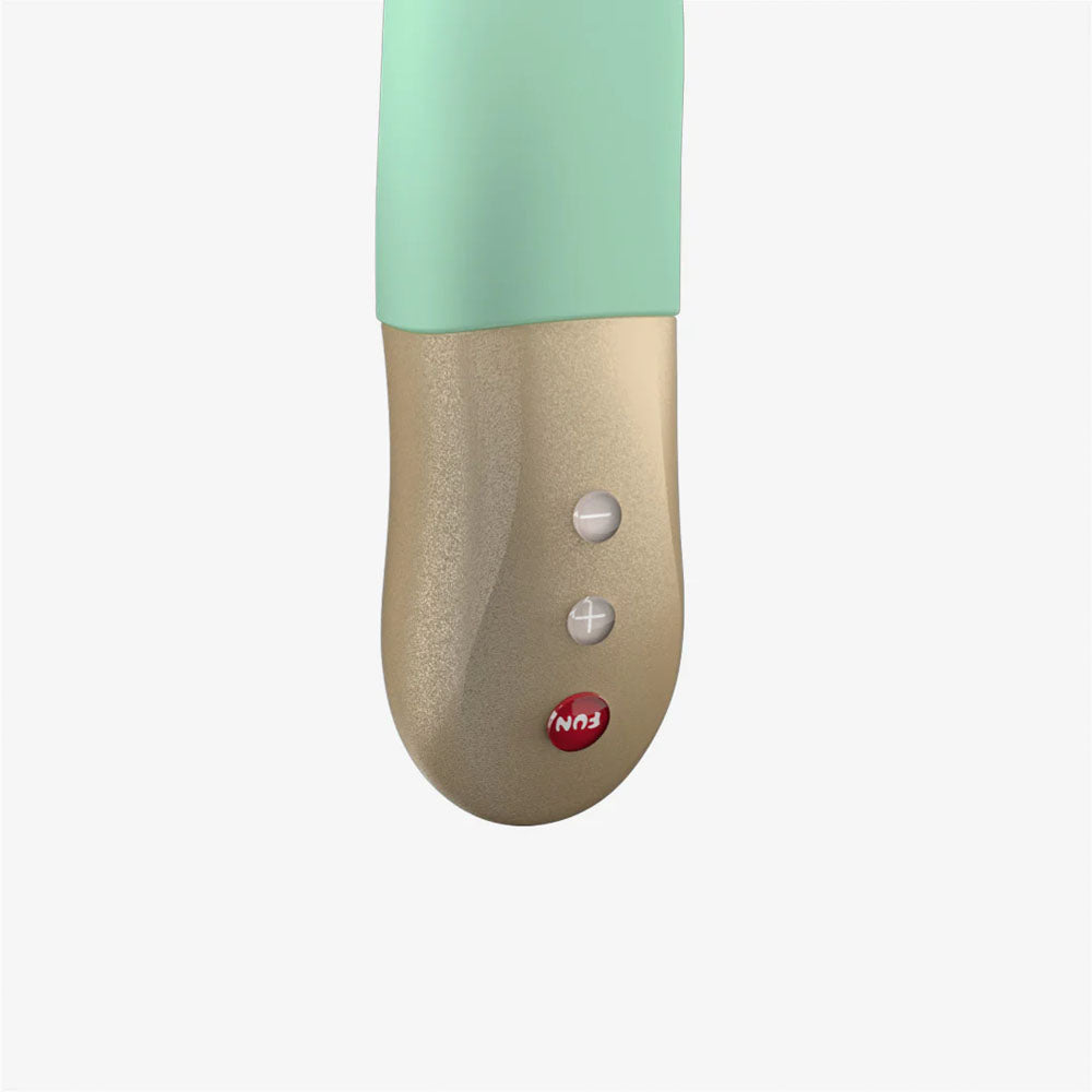 Fun Factory SUNDAZE pistachio - Pistachio Green 17.5 cm USB Rechargeable Thrusting Vibrator - FF000887LG01