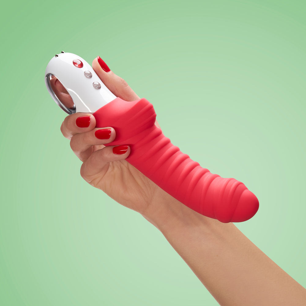 Fun Factory TIGER india red - Red 22.3 USB Rechargeable Vibrator - FF000890RE01