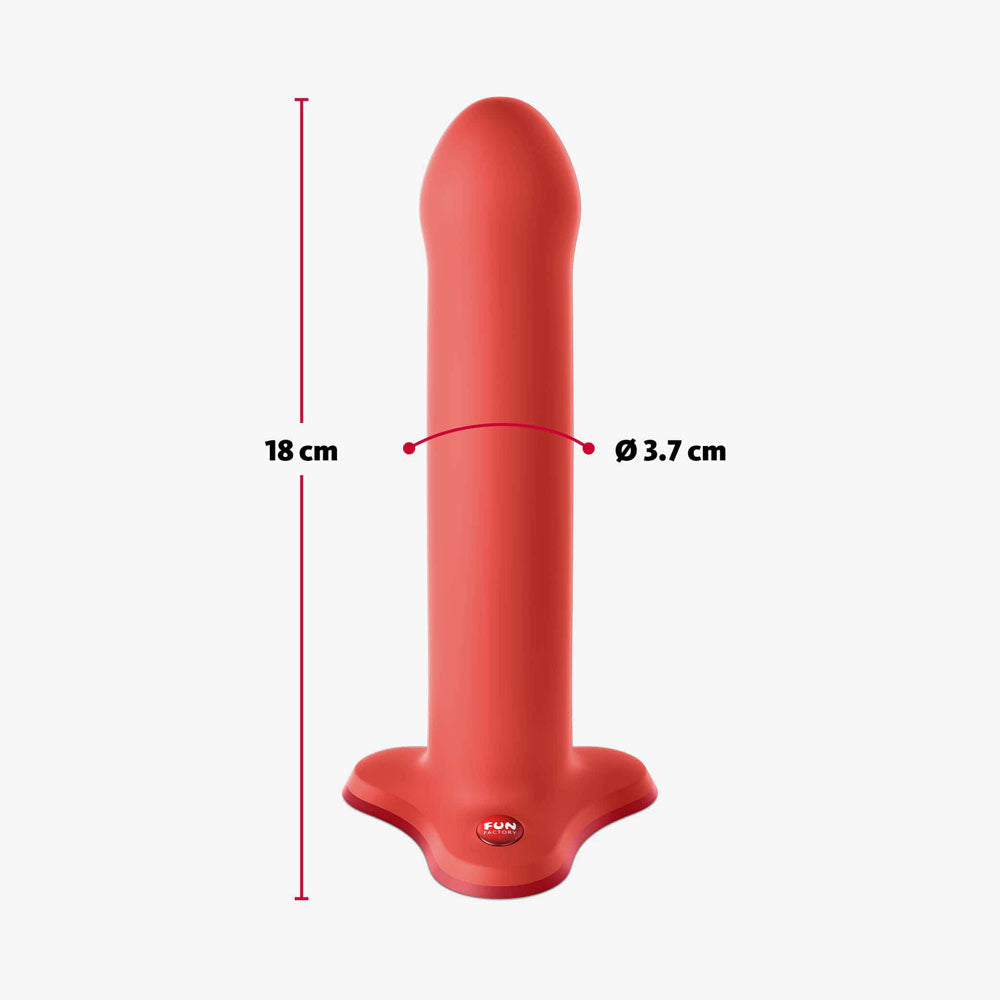 Fun Factory MAGNUM flashy coral - Coral Orange 18.3 cm Dildo - FF000903DO01