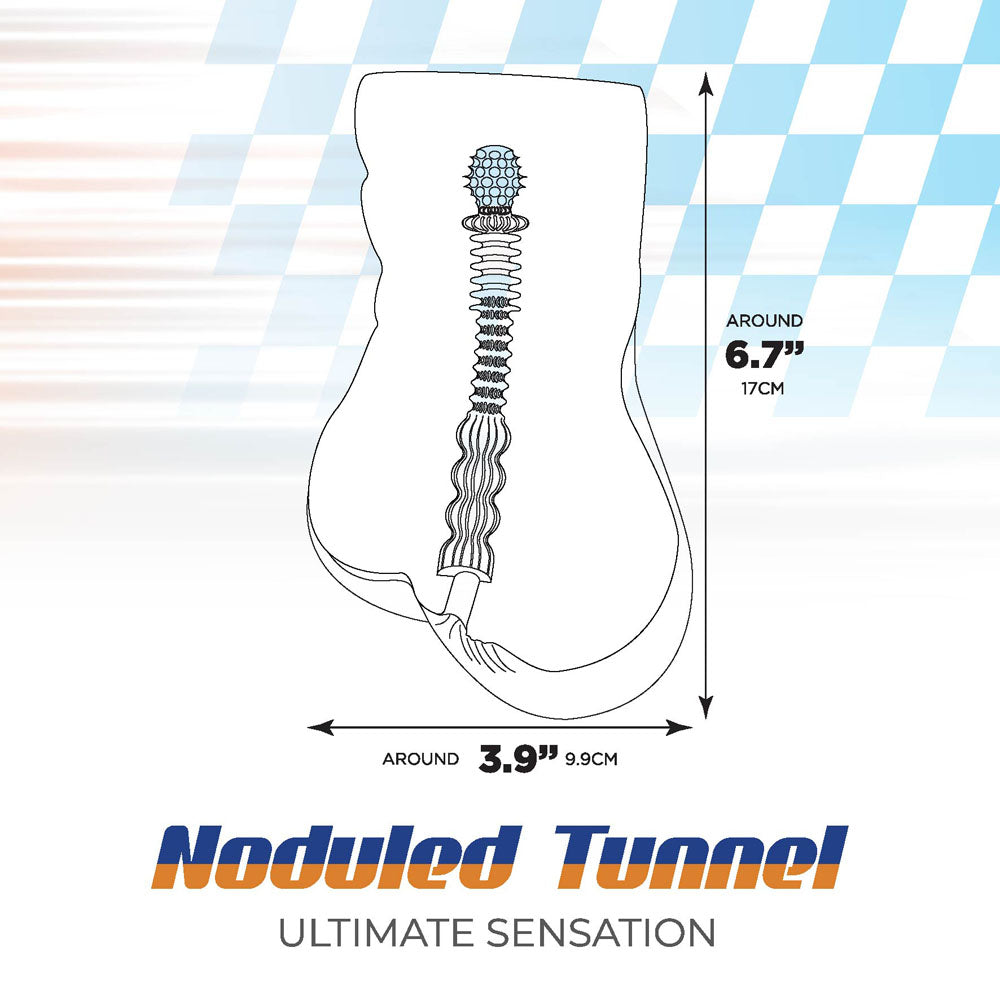 Bulky Sip - Flesh Mini Doggy-Style Stroker - FMQ041A000-051