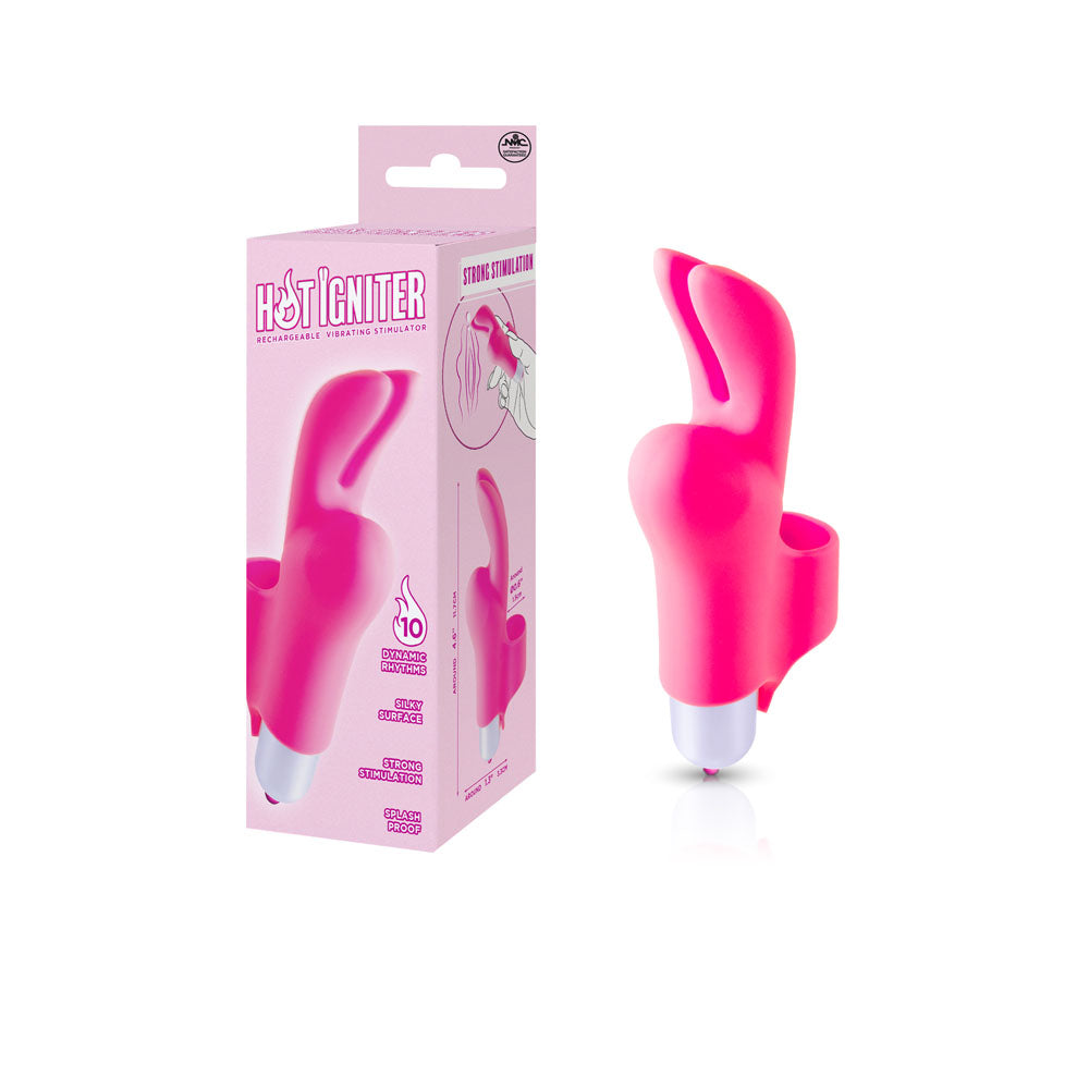 Hot Igniter - Pink 12 cm USB Rechargeable Finger Stimulator - FVSQ006A00-027