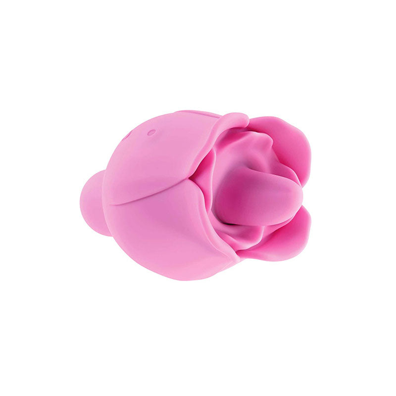 Adam & Eve EVES RAVISHING CLIT FLICKING ROSE - Pink USB Rechargeable Rose Flicking Stimulator - G633 6200