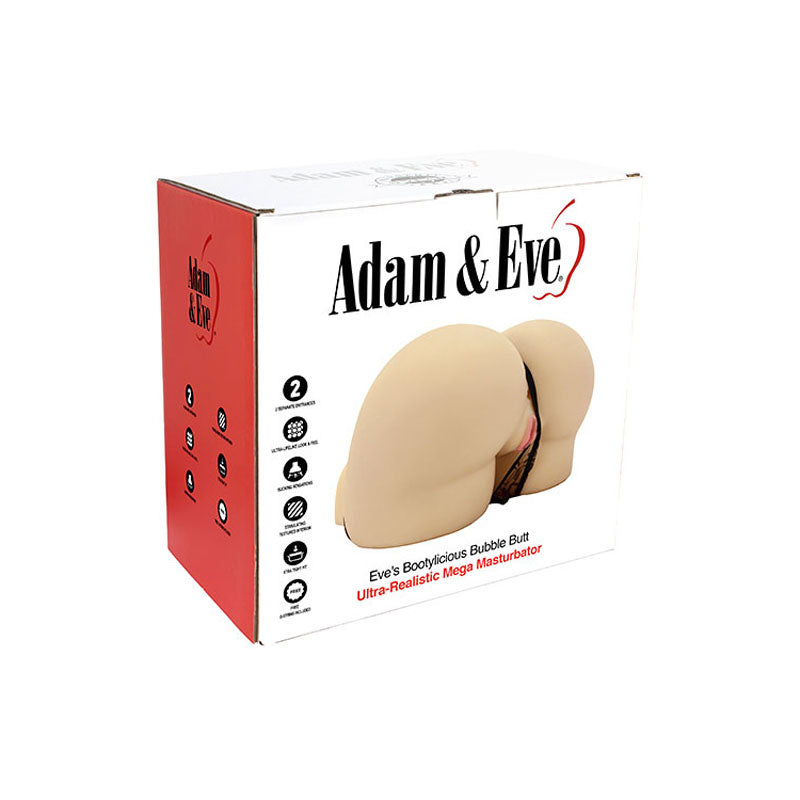 Adam & Eve EVE'S BOOTYLICIOUS BUBBLE BUTT - Flesh Doggy Style Lifesize Masturbator - G641 1000