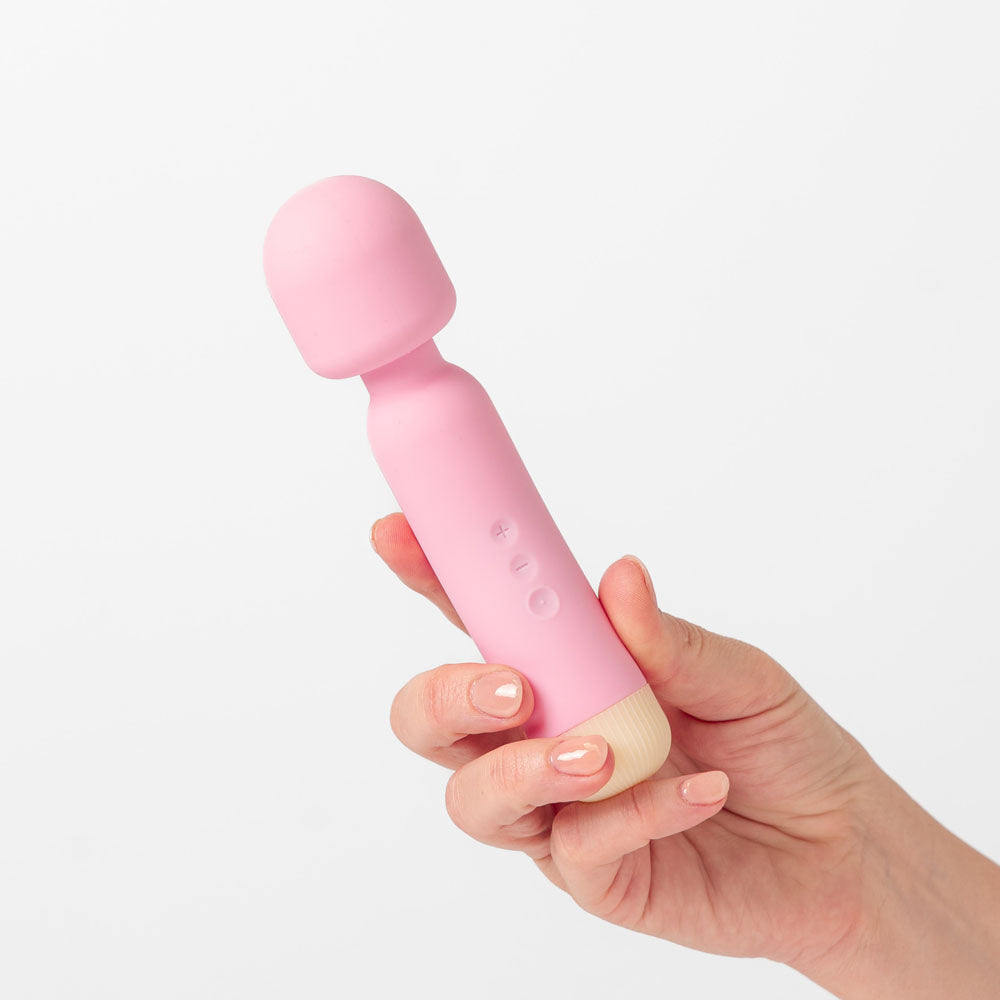 Girls Get Off - Wanda - Pink 16.8 cm USB Rechargeable Massage Wand - GGOWN-1