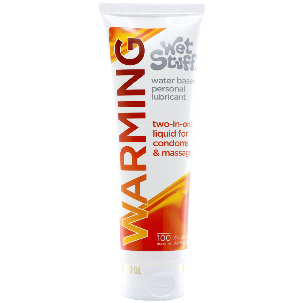 Wet Stuff Warming - 100g Tube - Warming Water Based Lubricant - 100 gram Tube - GW40302