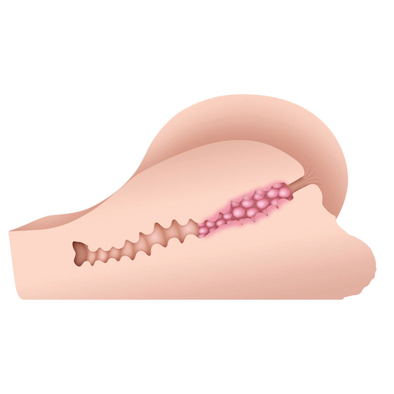 Gender X A HANDFUL Light - Flesh Male Masturbator - GX-MS-8843-2