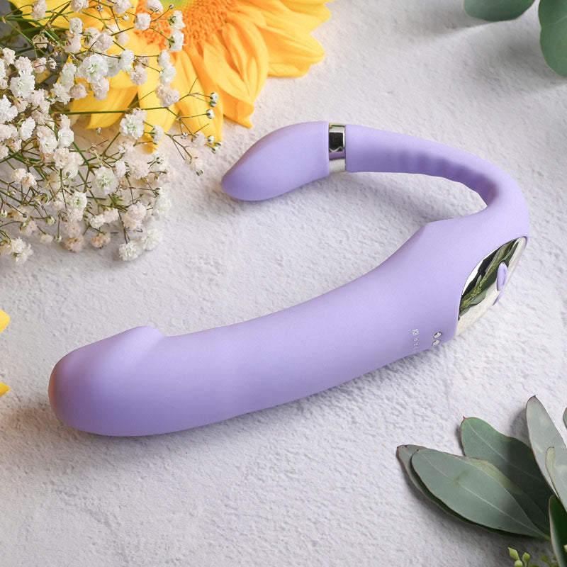 Gender X ORGASMIC ORCHID - Lilac 19 cm USB Rechargeable Strapless-Strap-On - GX-RS-0150-2