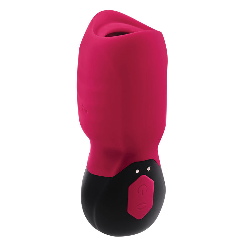 Gender X BODY KISSES - Black/Red USB Rechargeable Sucking Stimulator - GX-RS-0211-2