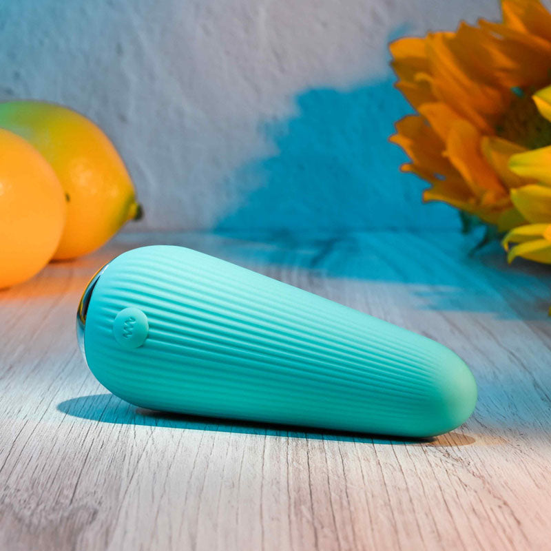 Gender X O-CONE - Blue 10.8 cm (4.25'') USB Rechargeable Bullet - GX-RS-2888-2