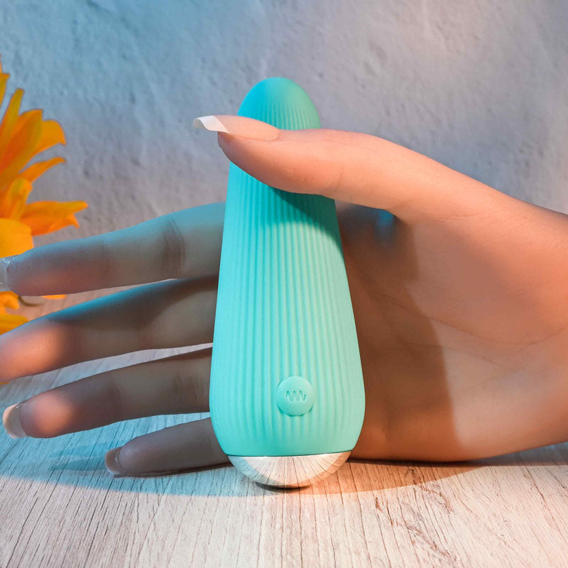 Gender X O-CONE - Blue 10.8 cm (4.25'') USB Rechargeable Bullet - GX-RS-2888-2