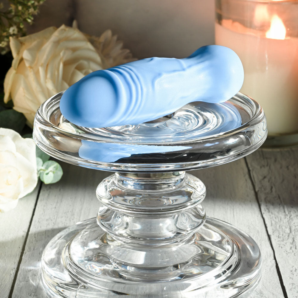 Gender X LIL BUDDY - Light Blue 10.1 cm USB Rechargeable Mini Vibrator - GX-RS-3144-2