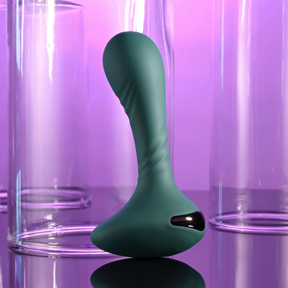 Gender X GOES ANYWHERE - Green 12.4 cm USB Rechargeable Vibrator - GX-RS-5018-2