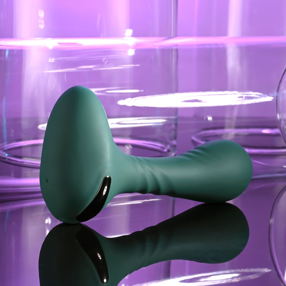 Gender X GOES ANYWHERE - Green 12.4 cm USB Rechargeable Vibrator - GX-RS-5018-2