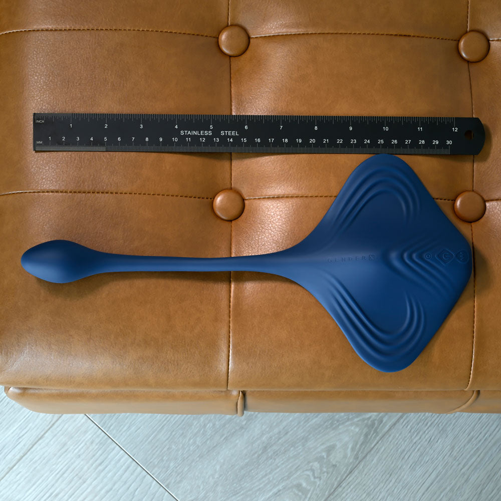 Gender X DAILY GRIND - Blue USB Rechargeable Grinding Pad with Anal Plug - GX-RS-6350-2