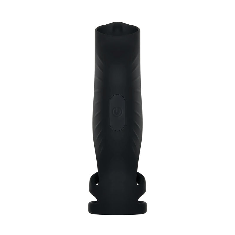 Gender X ROCKETEER - Black USB Rechargeable Vibrating Penis Sleeve - GX-RS-8959-2