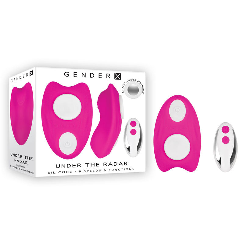 Gender X UNDER THE RADAR - Pink USB Rechargeable Panty Vibe - GX-RS-9093-2