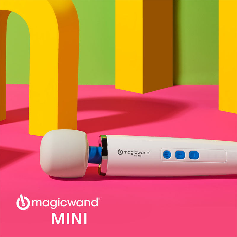 Magic Wand Mini - White Rechargeable Massage Wand - HV-135AU