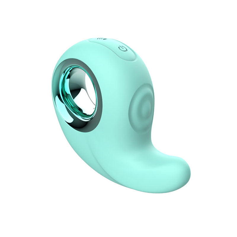 Adam & Eve CURVY CUTIE PLEASURE COMBO - Teal USB Rechargeable Tapping Stimulator - I484 4600