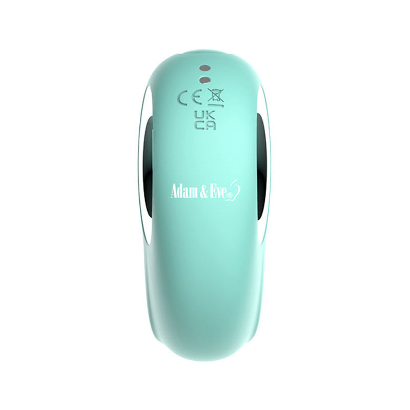 Adam & Eve CURVY CUTIE PLEASURE COMBO - Teal USB Rechargeable Tapping Stimulator - I484 4600