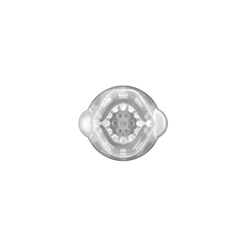Adam & Eve Adam's Gawk Gawk 3.0 - Clear USB Rechargeable Thrusting, Rotating & Vibrating Masturbator - I885 8000