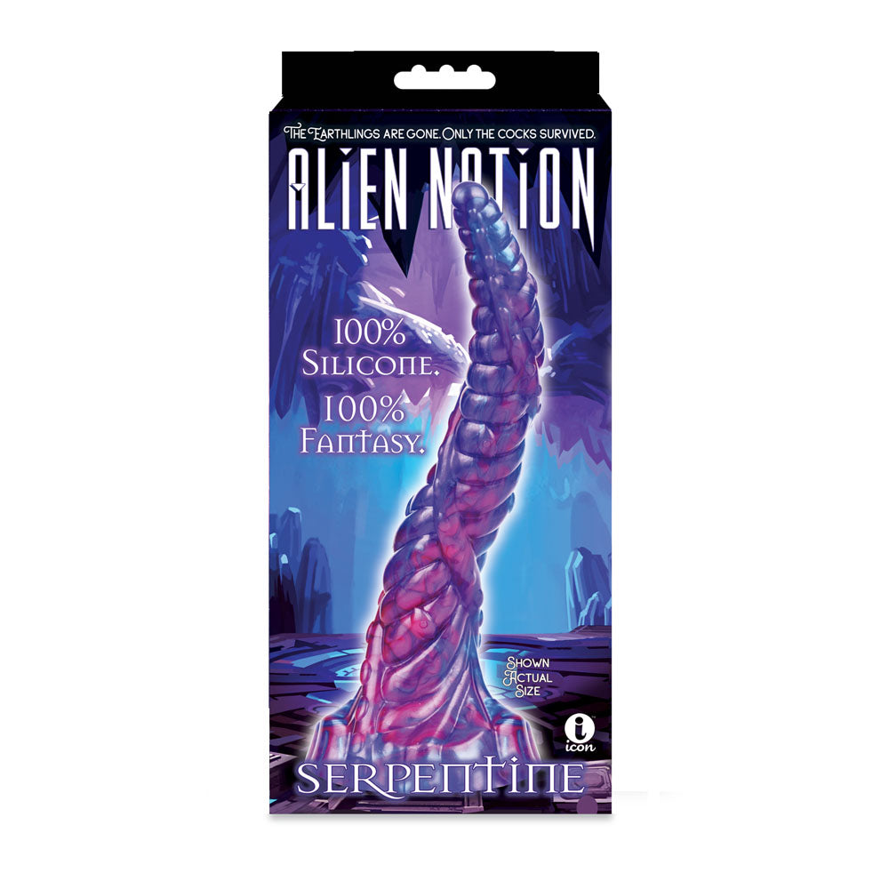 Alien Nation - Serpentine - Purple 30 cm Fantasy Dong - IC1358