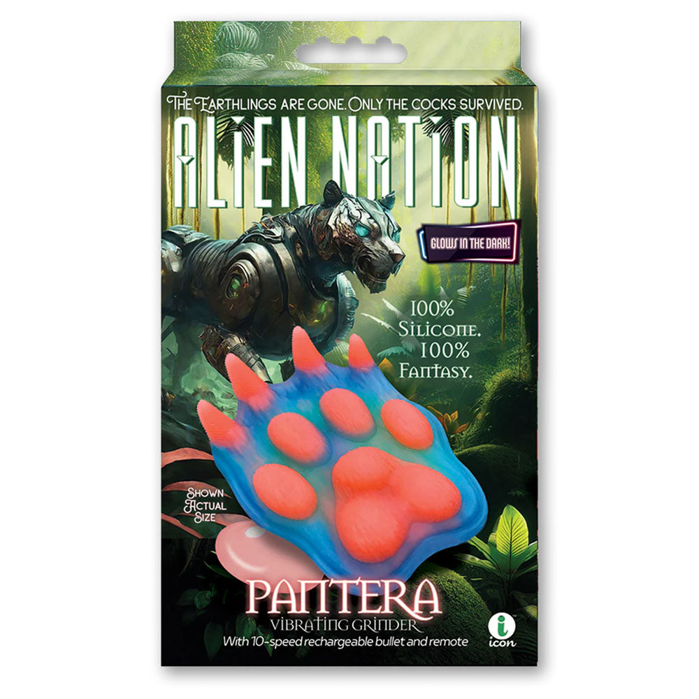 Alien Nation - Pantera - Coloured USB Rechargeable Vibrating Fantasy Grinder Pad with Remote - IC1379
