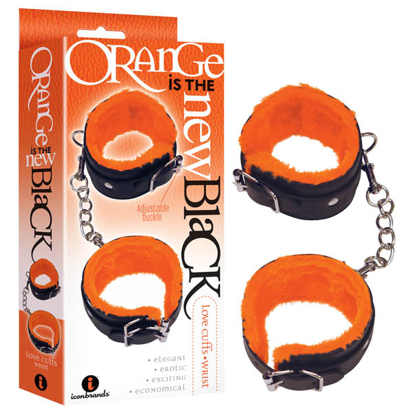 Orange Is The New Black - Love Cuffs - Wrist - Black Fluffy Wrist Restraints - IC2320-2