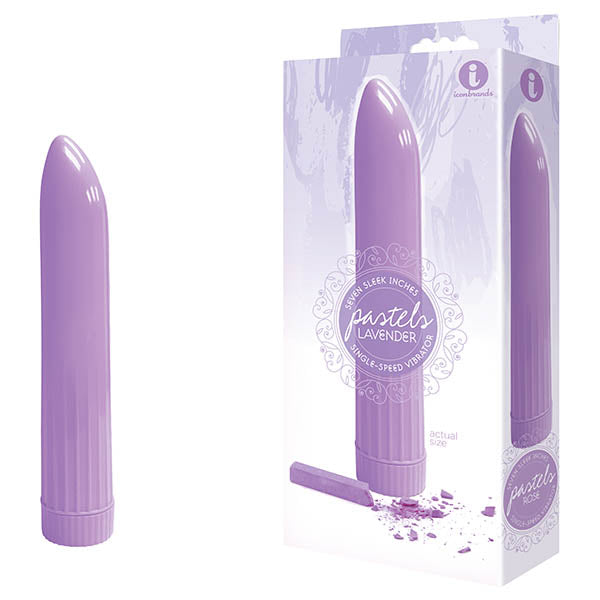 The 9's Pastel Vibes - Lavender 17.8 cm (7'') Vibrator - IC2616-2