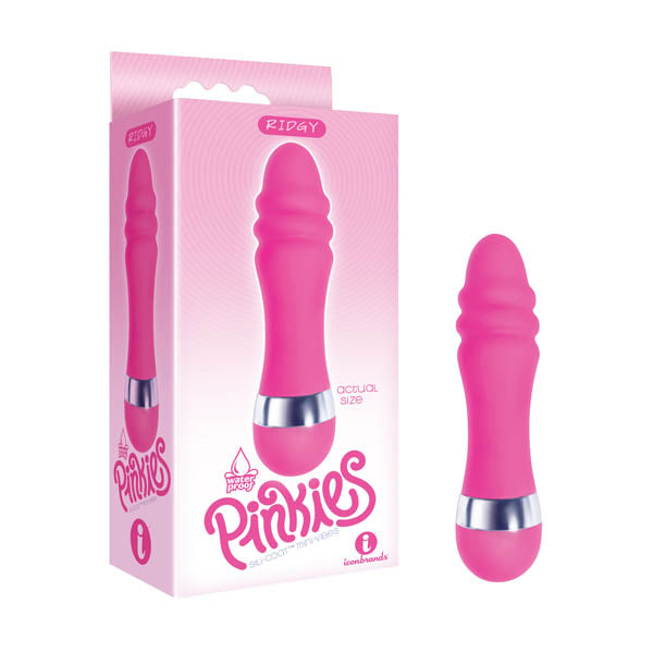 The 9's Pinkies, Ridgy - Pink 11.4 cm (4.5'') Vibrator - IC2621-2