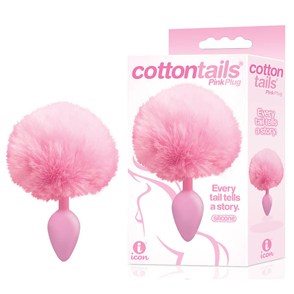 The 9's Cottontails - Pink Butt Plug with Bunny Tail - IC2641-2