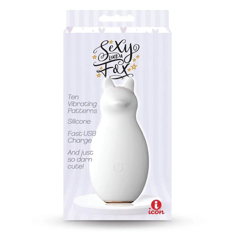 Buzzy Buddy, Sexy Like A Fox - White - White USB Rechargeable Stimulator - IC4033