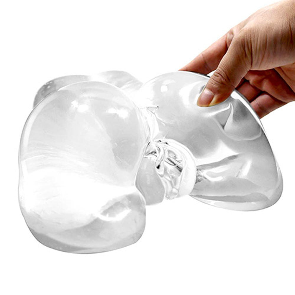 Adam & Eve PEEK A BOOTY - Clear Doggy Style Masturbator - J184 2400