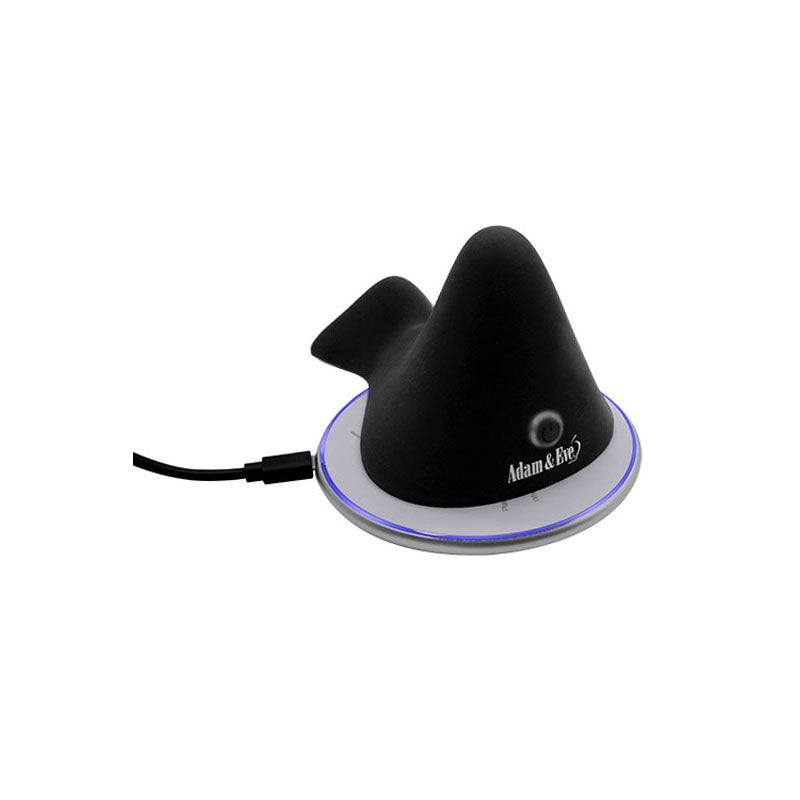 Adam & Eve THE RUMBLING RIDER - Black Rechargeable Vibrating Grinder Pad - J185 8000