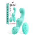 Adam & Eve THE WAVE RIDER - Teal USB Rechargeable Triple Stimulating Grinder Pad with Remote Control - J267 4500