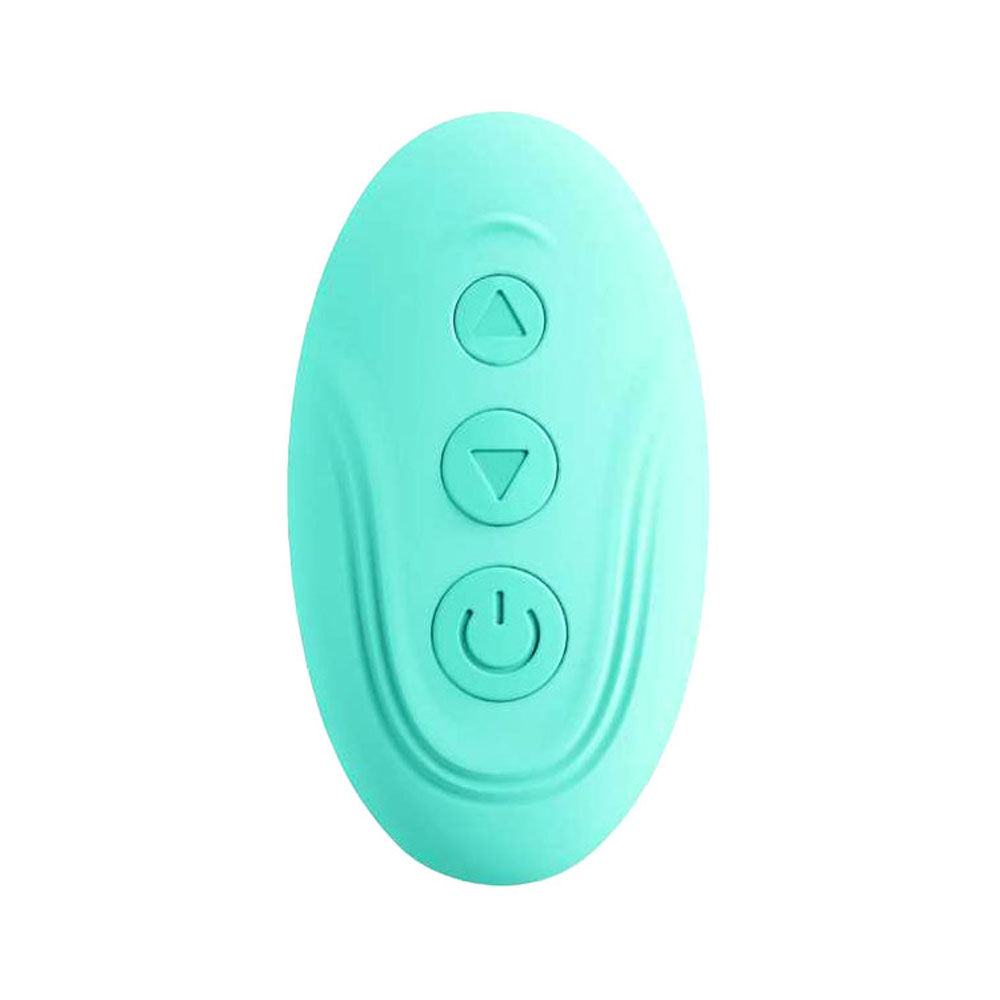 Adam & Eve THE WAVE RIDER - Teal USB Rechargeable Triple Stimulating Grinder Pad with Remote Control - J267 4500
