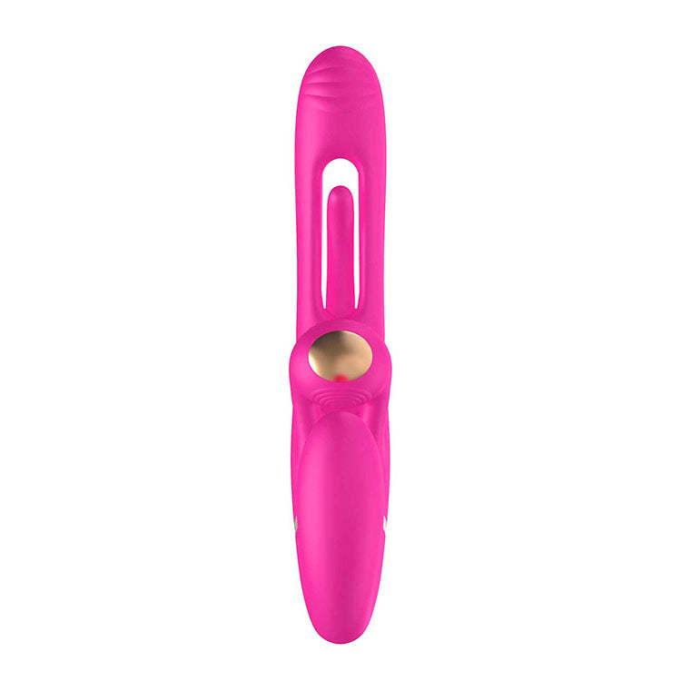 Adam & Eve ORGAZ-OHH-MATIC - Pink 23.5 cm USB Rechargeable Strapless Strap-On with Remote - J371 6200