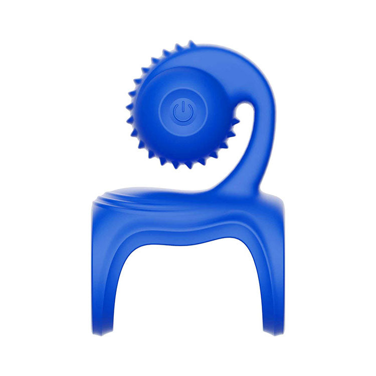 Adam & Eve ROCKIN & ROLLIN SNAIL - Blue USB Rechargeable Vibrating Couples Cage - J435 4000