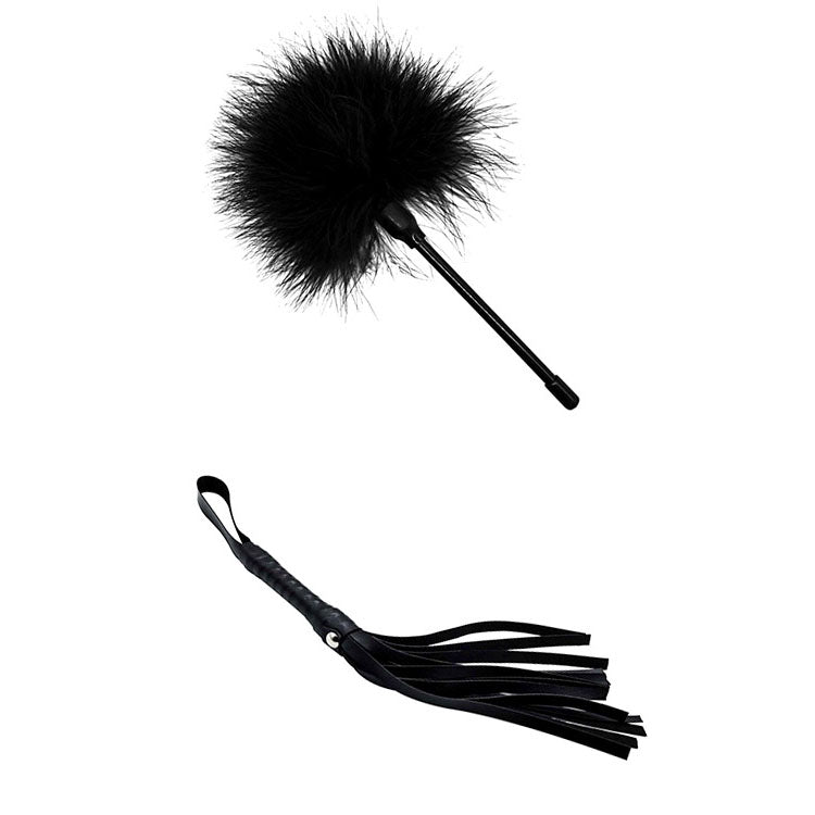 Adam & Eve MIDNIGHT MOODS COLLECTION - Black Couples Bondage Kit - Set of 10 Pieces - J536 8000